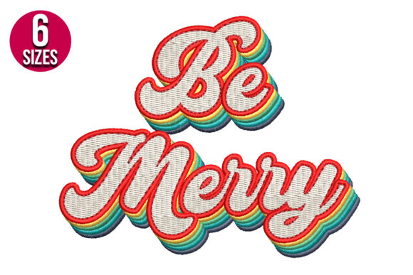 Be Merry Embroidery Design Review