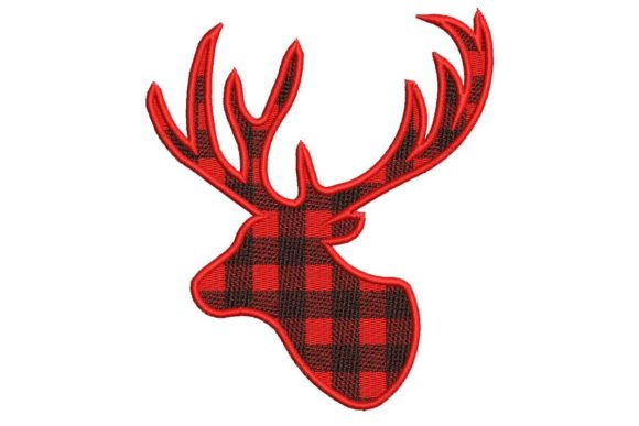 Checkered Deer Embroidery Design Review