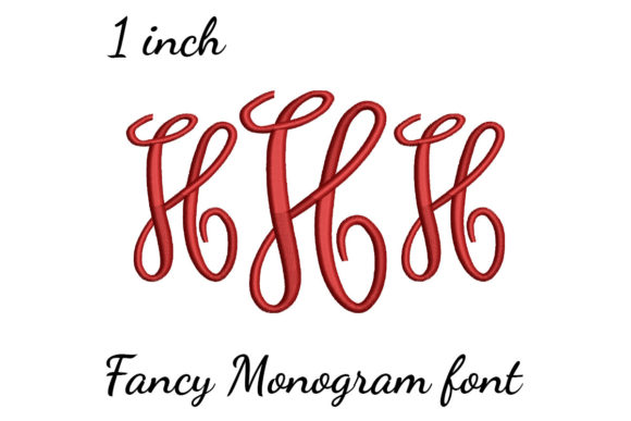 H Monogram Font Fancy for Holiday Collections