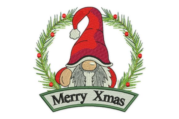 Merry Xmas Wreath Gnome Review for Etsy