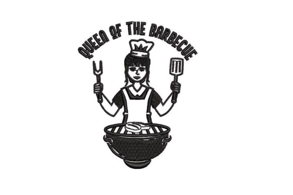 Queen of the Barbeque Embroidery Review