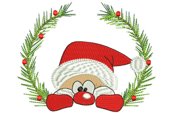 Santa Wreath: A Designer's Review for Handmade Christmas Gifts