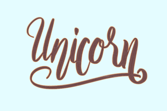 Unicorn Brown Lettering: A Designer's Holiday Review